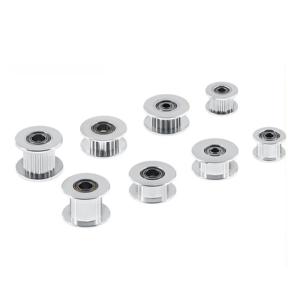 GT2 Idler Timing Pulley 16/20 Tooth Wheel Bore 3/5mm Aluminium Gear Teeth Width 6/10mm For I3 Ender 3 CR10 Bluer Printer Reprap idler timing pulley 3d printer parts