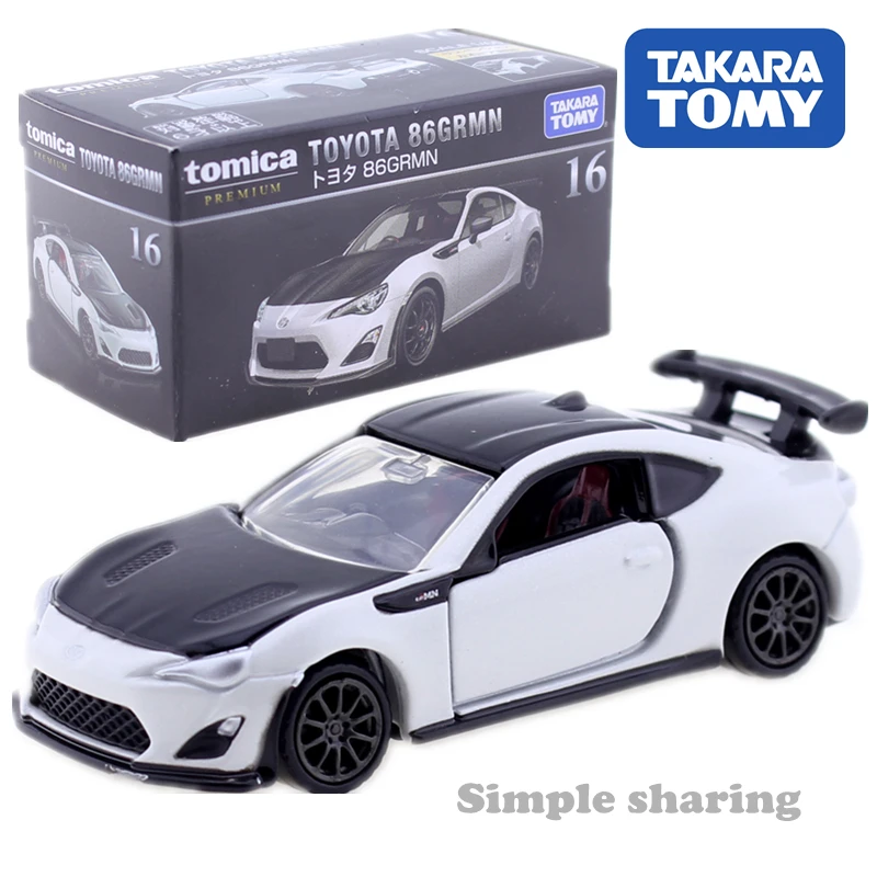 Takara Tomy Tomica премиум серии HONDA NISSAN TOYOTA Mitsubishi лотоса Cadillac Fiat Lexus 1: 64 Автомобили Diecast игрушки - Цвет: TP.16 TOYOTA86 GRMN