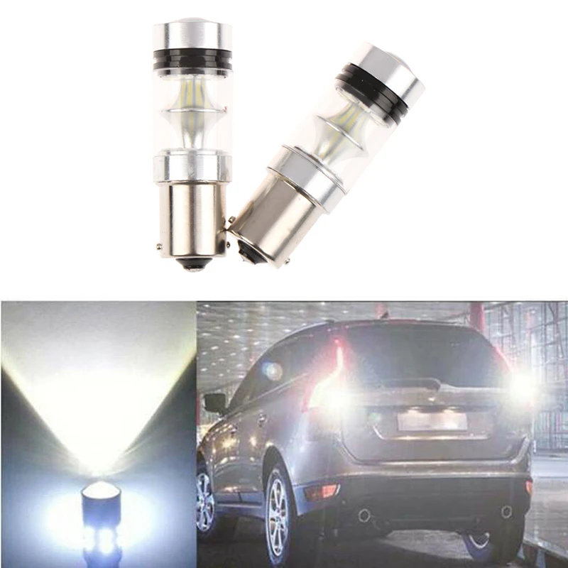 2шт P21W BA15s 1156 светодиодный светильник заднего хода Canbus для BMW Hyundai Mazda Ford Новый