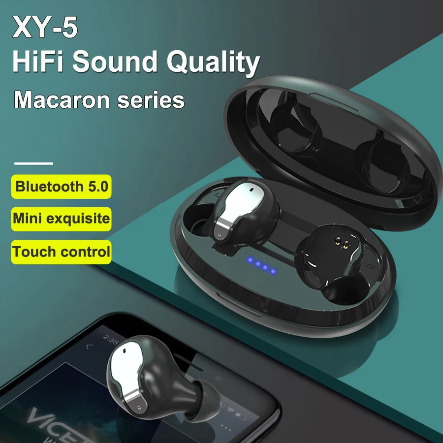 Macaron TWS Bluetooth беспроводные наушники сенсорная гарнитура стерео с микрофоном для