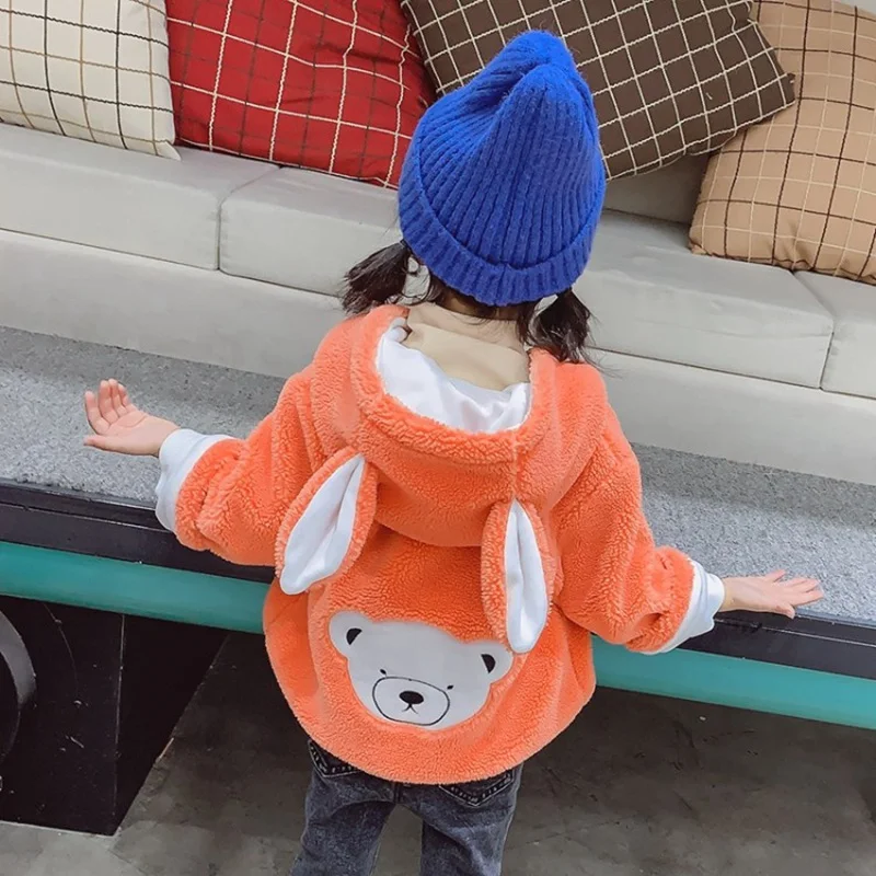 CROAL CHERIE Winter Parkas Kids Jacket For Girls Child Windbreaker Cute Animal Clothes For Boys Kids Girls Winter Coat (2)