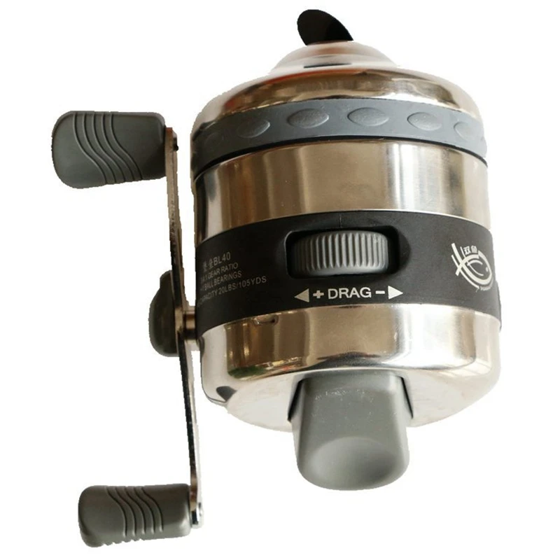 

Fish Wheel Fishing Reel Shot Double Fish Devicefortress Built-In Line Closed Compound Bow Archery Casting Fishing Reel Fish Dart