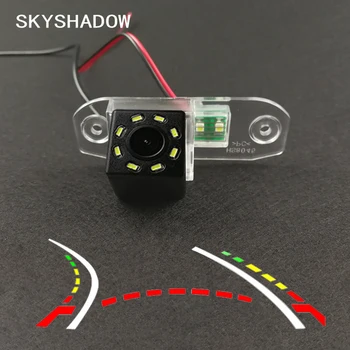 

HD Wireless Car CCD Rear Camera Fisheye 8 12 led dynamic Night Vision bracket For Volvo S40 S60 S80 XC90 XC60 V60 S80L S60L S40L