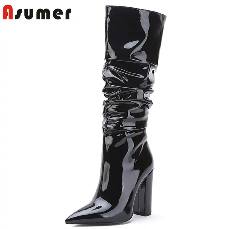 party dress with knee high boots