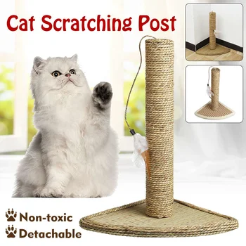 

50cm Cat Scratching Post Tree Detachable Climbing Tree Scratcher Plush Sisal Scratch Toy Cat Interactive Toys