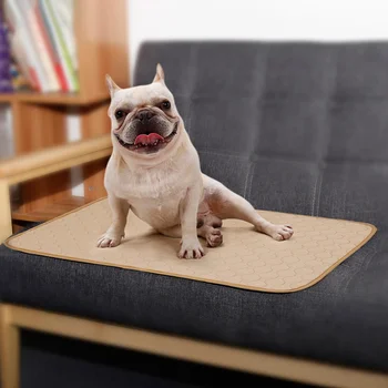 

Dog Urine Absorbent Training Pad Waterproof Washable Reusable Environment Protection Diaper Mat for Small Dogs, Rabbit, Cats