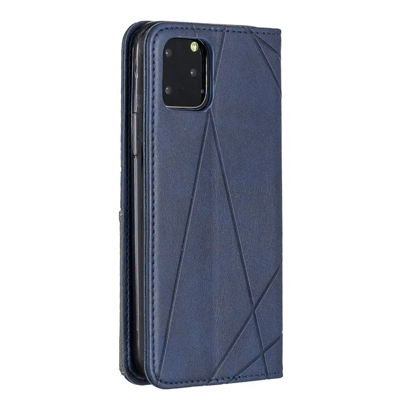 Геометрический Бизнес кобура оболочки для iphone 11 pro Max xs max XR X 6S 6G 7G 8 плюс мессенджер через плечо на магнитной застежке Флип Стенд кожаный чехол для телефона