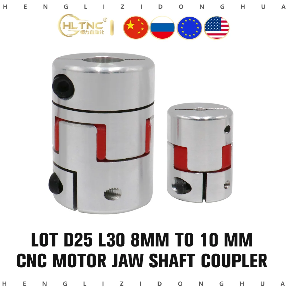 9 Size for Choice 2pcs Coupling Shaft CNC Stepper Motor Coupler 