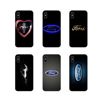 

For Apple iPhone X XR XS 11Pro MAX 4S 5S 5C SE 6S 7 8 Plus ipod touch 5 6 Ford Mustang Logo Accessories Phone Cases Covers