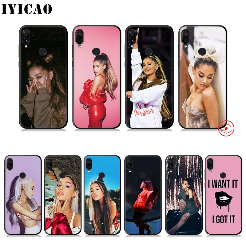IYICAO певица Ариана Гранде мягкий чехол для Xiaomi Redmi Note 8 7 6 5 Pro 5A 4X задняя силиконовая