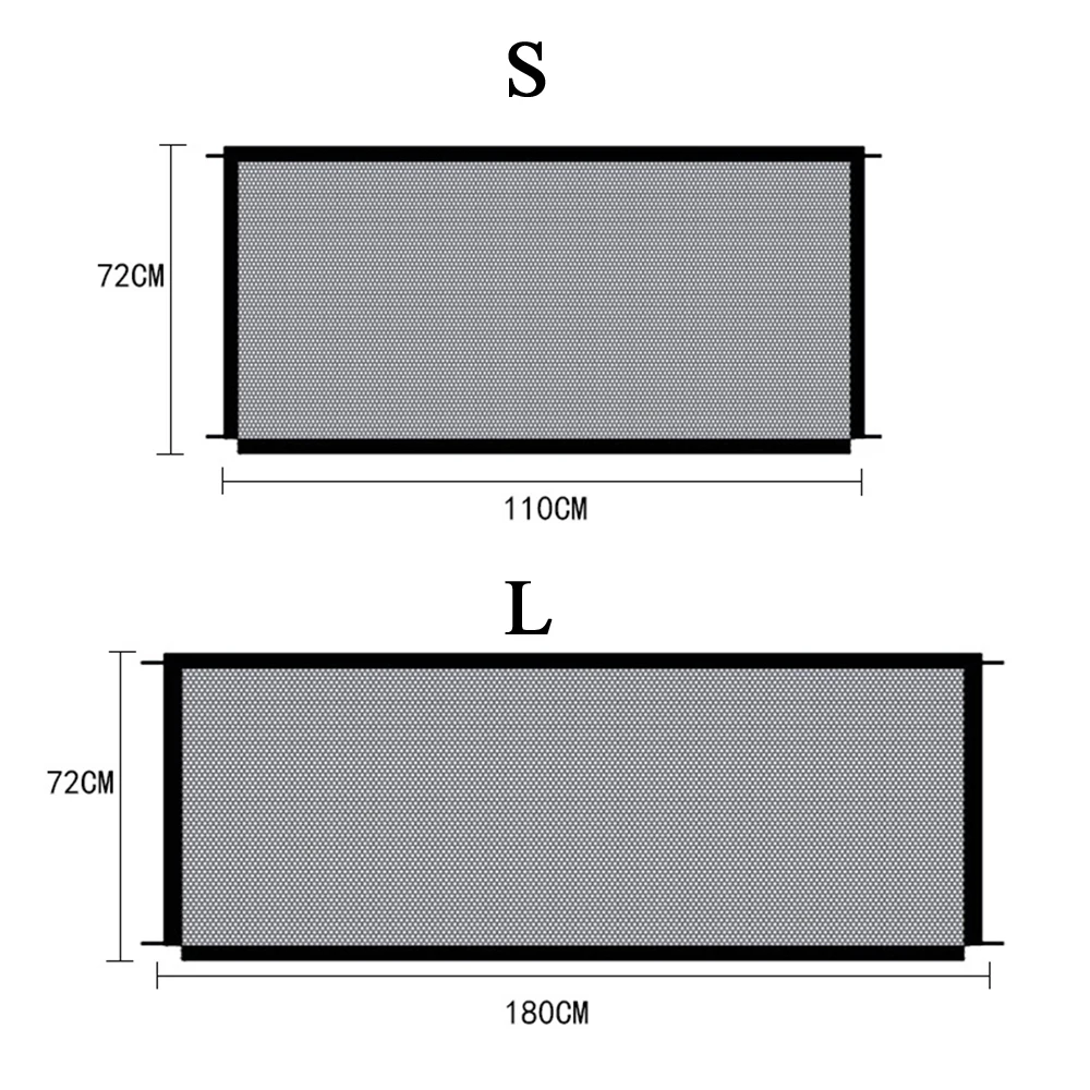 Dog Fence Dog Gate Ingenious Mesh For Indoor And Outdoor Safe Pet Dog gate Safety Enclosure Pet Supplies Mascotas Dropshipping (7)