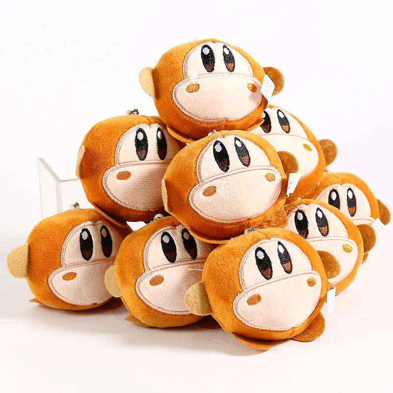 Kawaii Kirby Waddle Doo/Dee мини-подвески плюшевые мягкие с наполнением куклы игрушки 10 шт./партия
