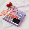Transprent Jelly Neck Wallet Laser Halter Girls Coin Purse Ins Korea Letter Card Holder Bag Clutch Women Wallets 4
