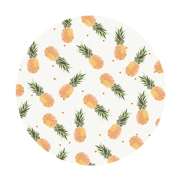 

3 Pieces 120cm 48" Table Cloth, Round Table Cover Nordic Tablecloth Washable Dining Decorative for Holiday Home Party