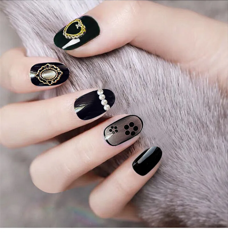 DIY Модные накладные ногти 24 шт/партия готовые предварительно дизайнерские полные акриловые накладные ногти 3D Советы Искусственные накладные ногти 28 цветов на выбор