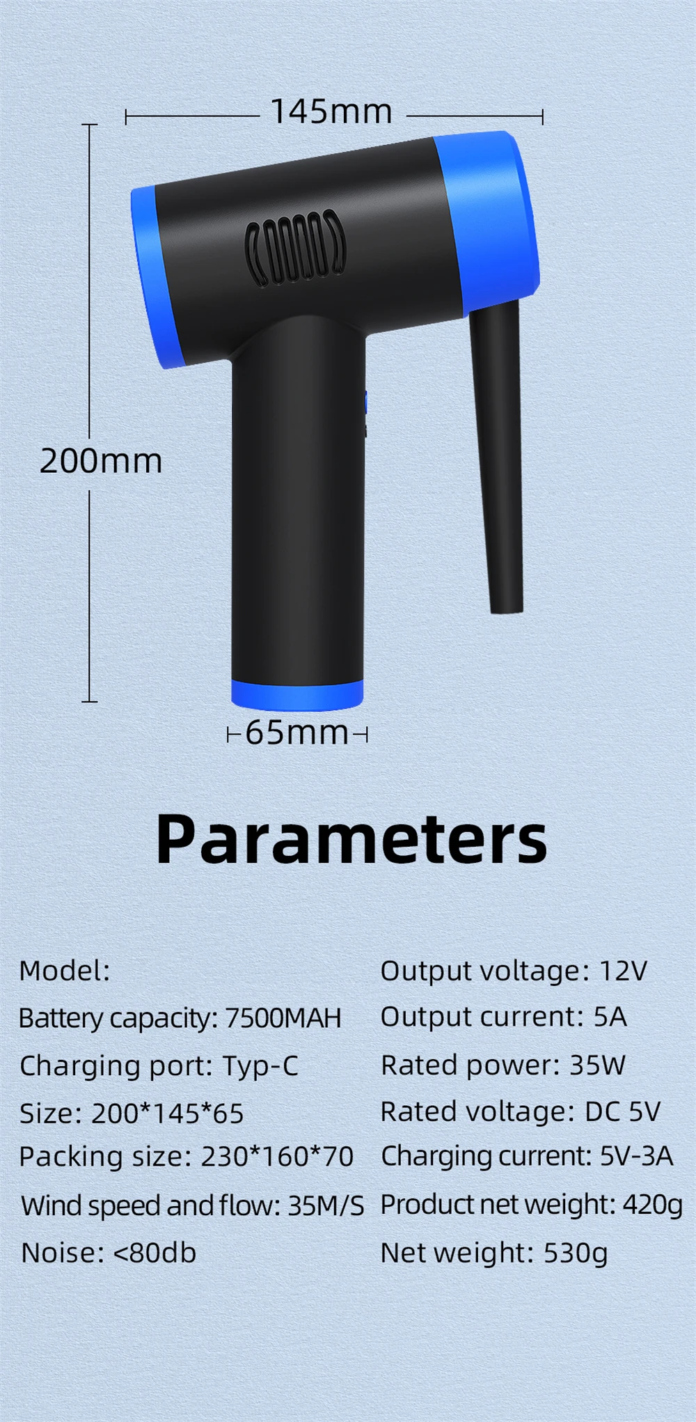 Electric Cordless Air Blower for PC and Camera Cleaning Description Image.This Product Can Be Found With The Tag Names Cheap Device Cleaners, Computer Office, High Quality Computer Office