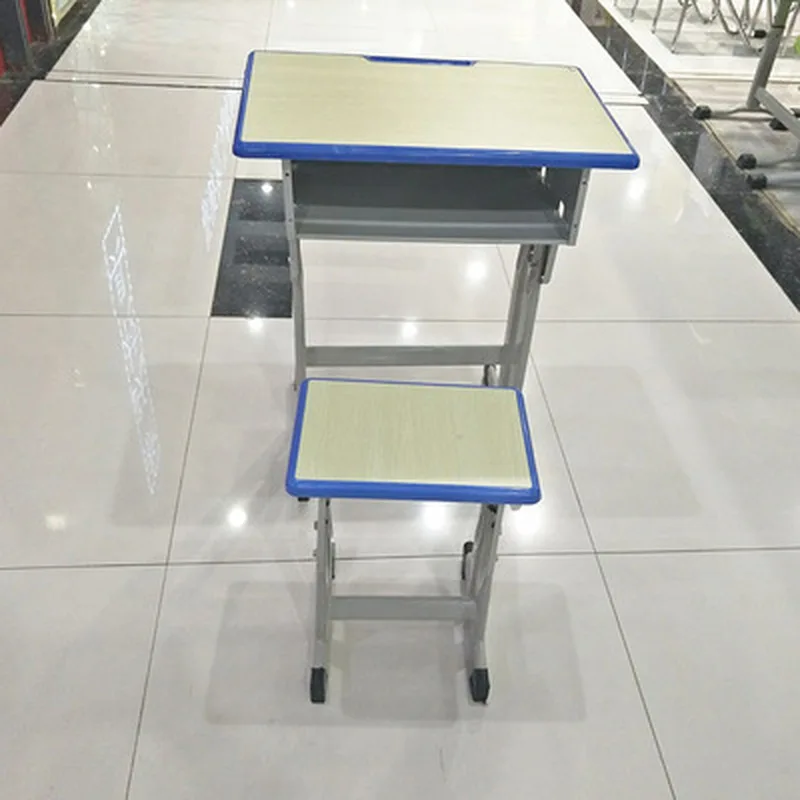 Classroom Table & Chair Ajustable Height Children Bedroom Furniture Strong Metal Chaise Kids Desk with Large Storage Organizer Classroom Table & Chair Ajustable Height Children Bedroom Furniture Strong Metal Chaise Kids Desk with Large Storage Organizer