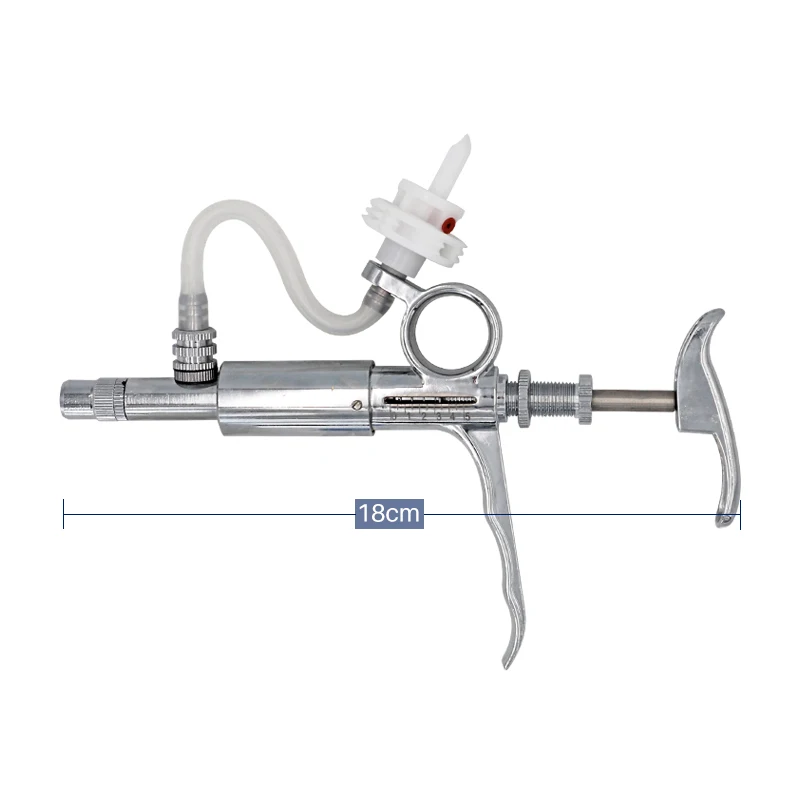 Tanie Automatyczne zwierząt gospodarskich sprzęt dla krowy owce świnia zwierząt gospodarskich narzędzia farmerskie ciągłe z butelki pistolet nowy