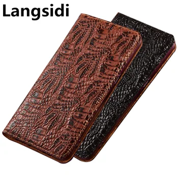 

Handmade Luxury Funda Genuine Leather Magnetic Flip Case For Nokia 6.1 Plus Phone Case For Nokia 6.2 Slim Back Case Flip Coque