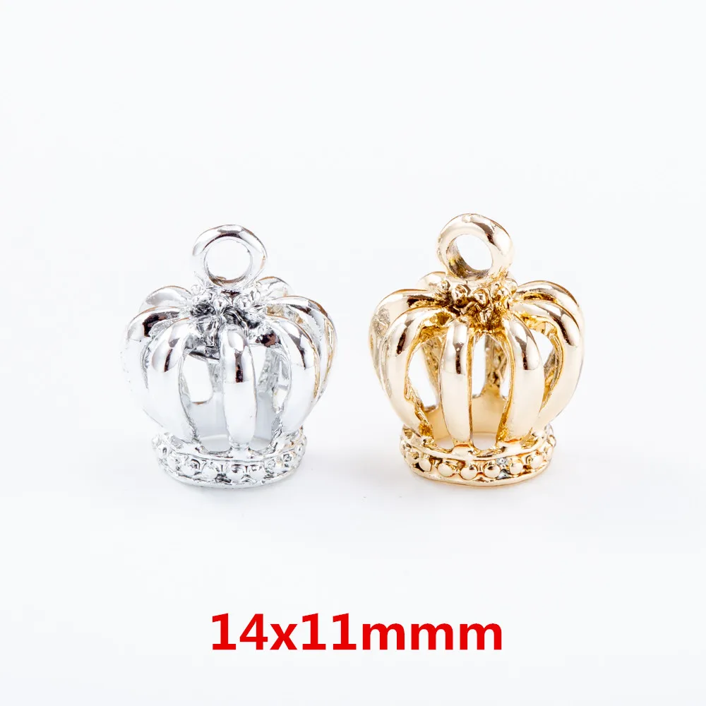 15pcs Crown zinc alloy charms pendant suitable for DIY Bracelet