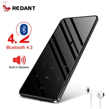 REDANT MP4 плеер с Bluetooth fm-радио встроенный динамик сенсорные клавиши 8 ГБ 16 ГБ 32 ГБ 40 ГБ MP 4 HiFi музыкальный плеер Walkman для детей
