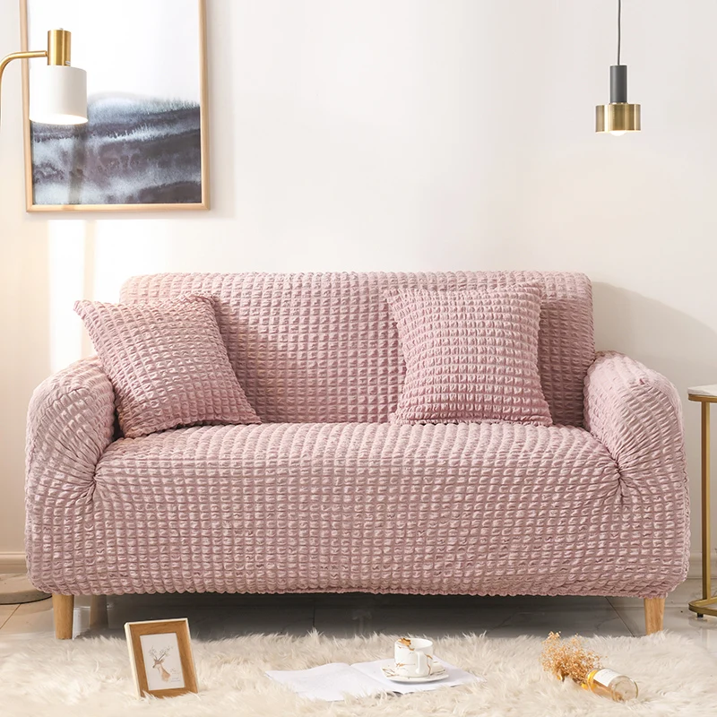 Новые эластичные диван Чехол 3D плед Чехол для дивана универсальные чехлы для мебели 1/2/3/4 местный Гостиная чехол для кресла - Цвет: BLN-fen