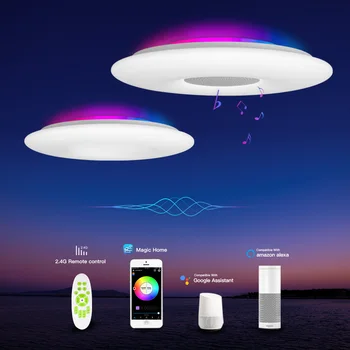 

Smart Ceiling Lights WIFI Voice Control APP Control RGB Dimming Bluetooth Speaker Music Ceiling Lamp Bedroom Kitchen living room