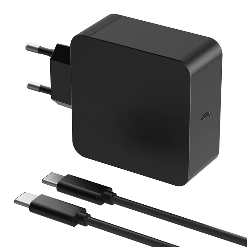 Универсальный адаптер для ноутбука 65W 20V EU Wall PD charger type C Блок питания для Macbook Pro 61W 45W для DELL ASUS XPS 12 xiaomi air