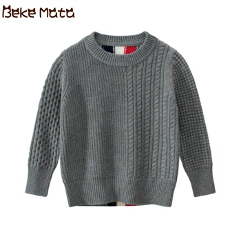 

Kids Boys Sweaters Long Sleeve Winter Spring 2020 Toddler Boy Clothes Knitted Child Pullover Casual Striped Children Sweaters