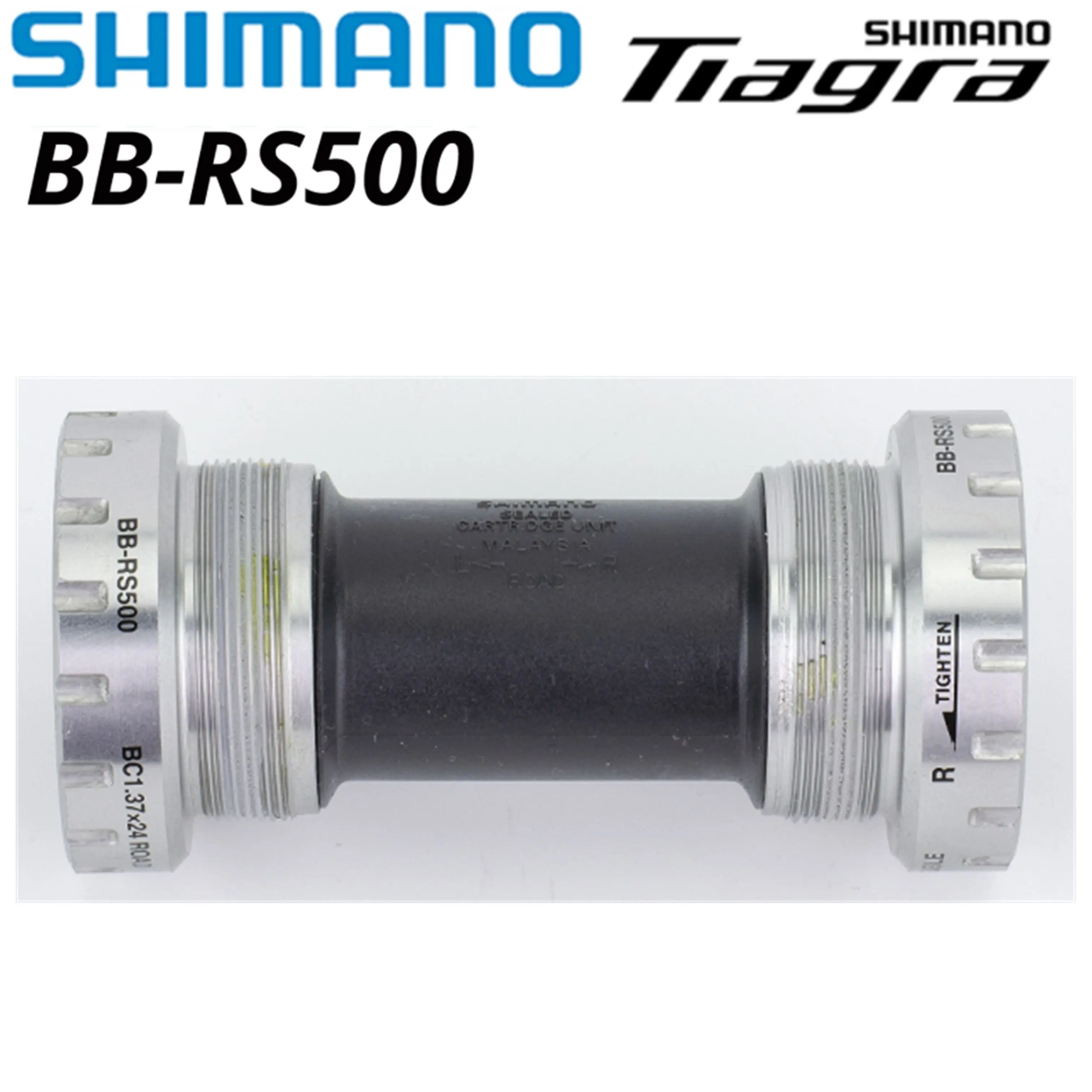 Bicycle Components Parts New Shimano Tiagra Rs500 Bottom Bracket 68mm English 1 37x24 Hollowtech Bicycle Bottom Brackets Strong Rs