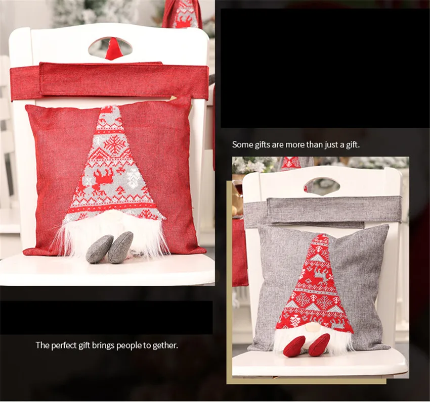 Рождественское украшение для дома, наволочка для дивана, автомобиля, 3D кукла, ноги, диван, автомобильная наволочка, домашний декор, Наволочка на подушку для стула