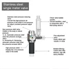 ZRDR steel cylinder generator stainless steel valve, single-meter valve/double-meter valve series for aquarium CO2 equipment 4