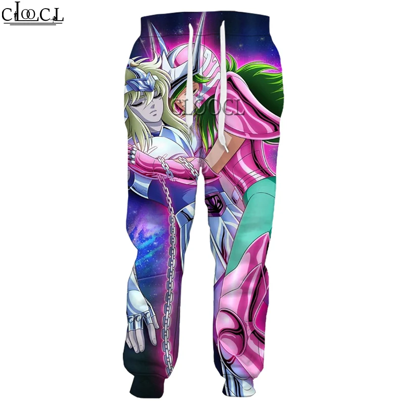 

HX Anime The Knights of The Zodiac Saint Seiya Fashion Trousers 3D Print Men Women Funny Casual Trousers Streetwear Sweatpants