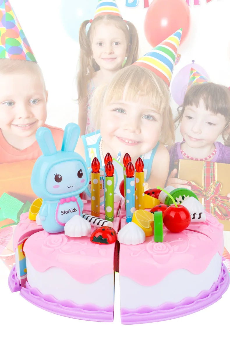 Детский игровой домик, модель торта на день рождения, детский игровой домик, кухонные принадлежности, сделай сам, креативный подарок