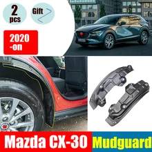 FÜR Mazda CX30 CX-30 Schmutzfänger Hinten Rad Fender Spezielle Hintere Tür Hinten Rad Kotflügel Änderung Auto zubehör Kotflügel 2 stücke
