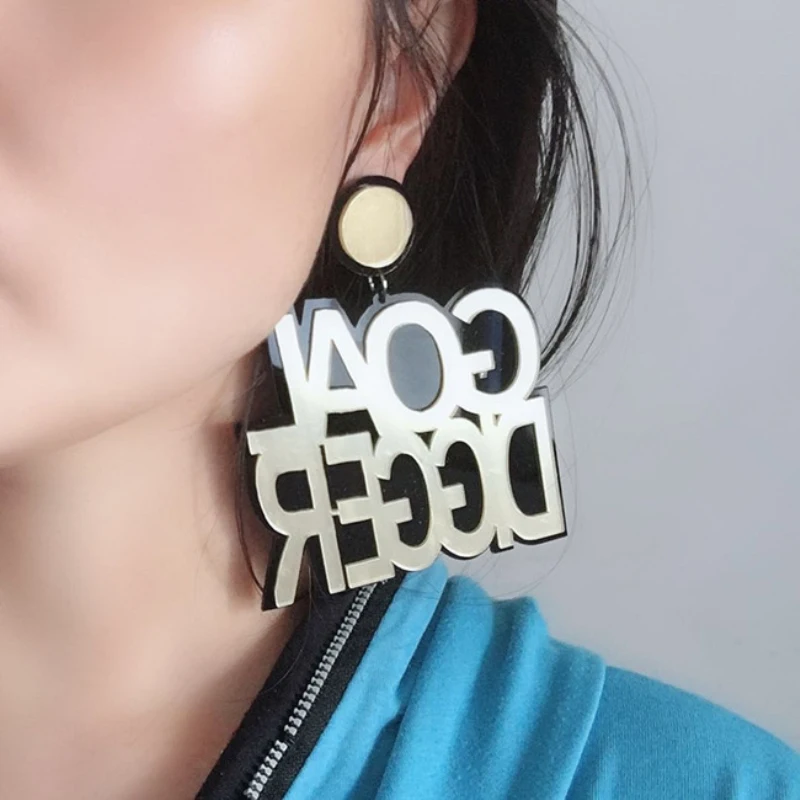 New-Trendy-Acrylic-Gold-RICH-BITCH-Letter-Big-Earrings-For-Women-Pendant-Hip-Hop-Sexy-Red (5)