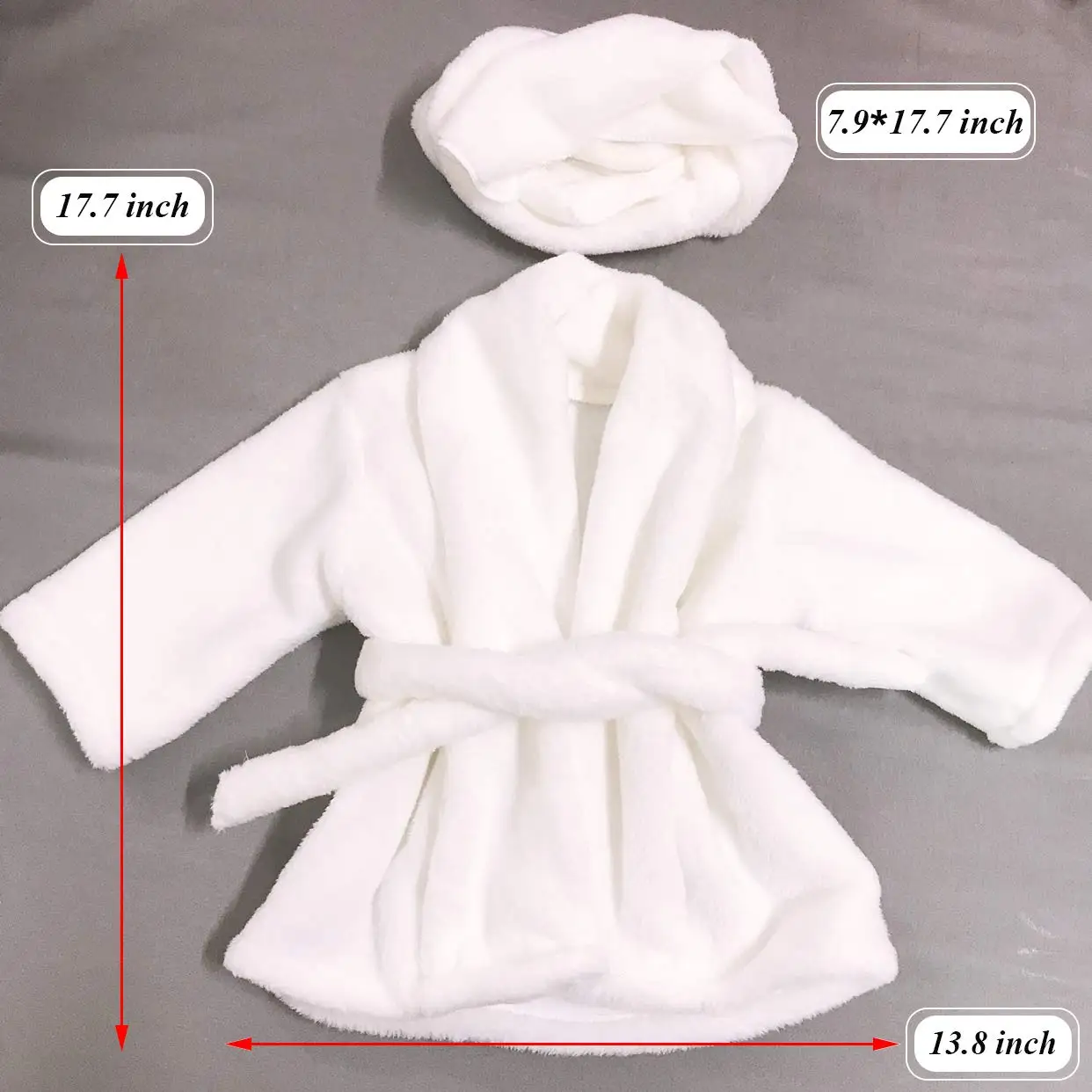 Newborn Baby Photography Photo Props Costume Bathrobes Bath Towel Blanket Baby Wrap Photo Shoot Studio Accessories for Boy Girl