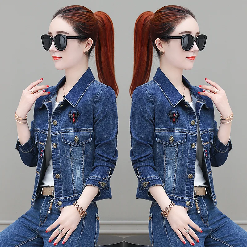 

Jacket WOMEN'S Dress 2019 New Style Short Coat Spring And Autumn Fashion INS Loose-Fit Versatile Early Autumn Thin Jacket