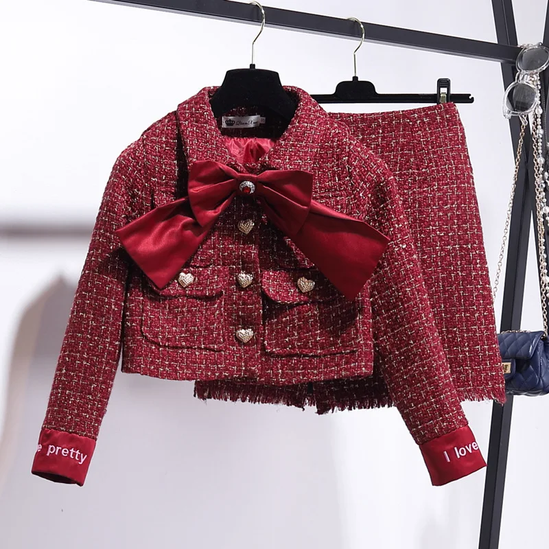 

2018 Early Autumn New Style Elegant Graceful Western Style Set Short Skirt Goddess Early Autumn Online Celebrity Winter Playful