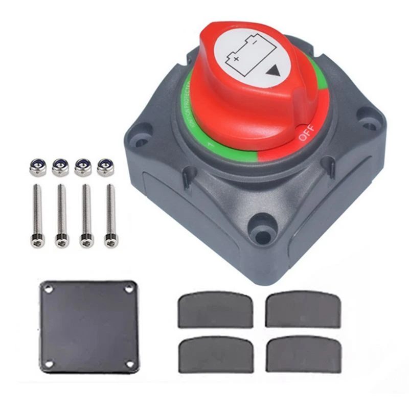 Automotive 4 Position Dual Battery Selector Switch For Marine Boat RV