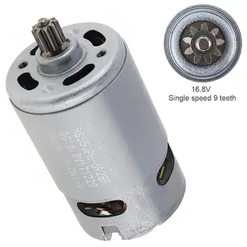 

RS550 16.8V 19500 RPM DC Motor with Single Speed 9 Teeth and High Torque Gear Box for Electric Drill /Screwdriver