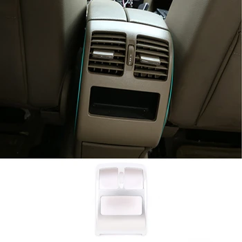 

for Mercedes Benz GLK 2008-2015 Silver Chrome Rear Armrest Air Condition Air Vent Outlet Frame Cover Trim