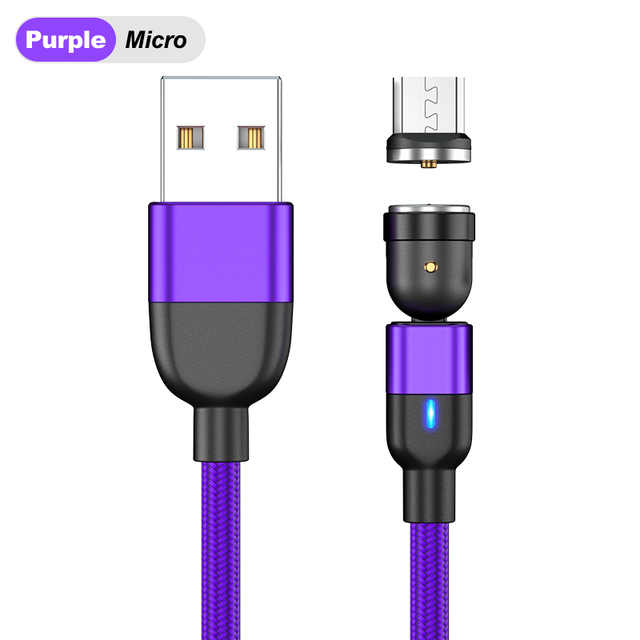Micro USB Cable For iPhone 13 12 11 XS X 8 Samsung Xiaomi Android Mobile Phone Type-c Charging Magnet Charger Wire Cord