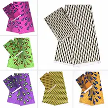 Цифровой печатный воск дизайн Африканский атласный узор 4 ярдов атласная шелковая восковая ткань и 2 ярдов шифоновое кружевное вечернее платье YB02