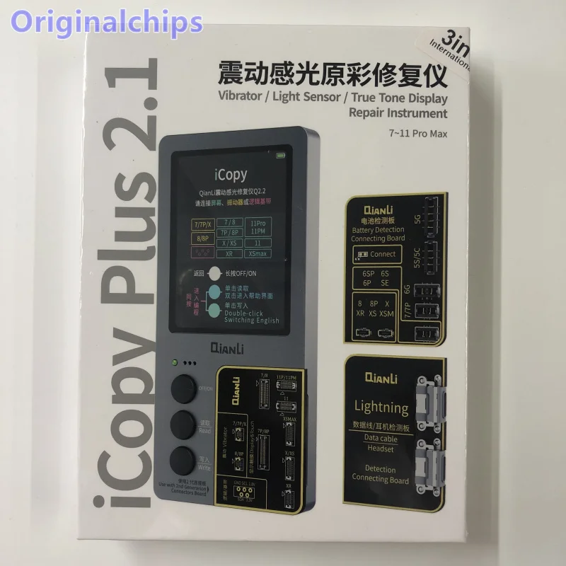 Qianli ICopy Plus 2 1 Для iphone 7-11ProMax датчик освещенности инструмент для ремонта и разборки