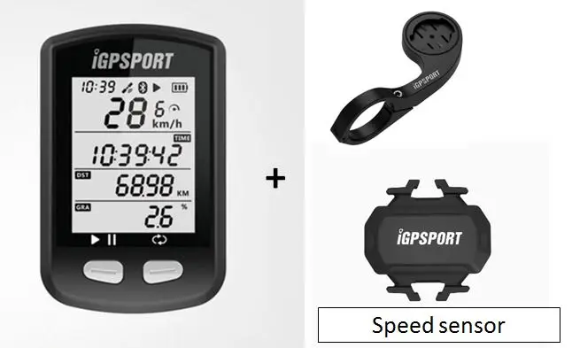 I gps порт iGS10 gps с поддержкой велокомпьютера Спидометр беспроводной Велосипедный одометр Поддержка bluetooth и ANT - Цвет: a