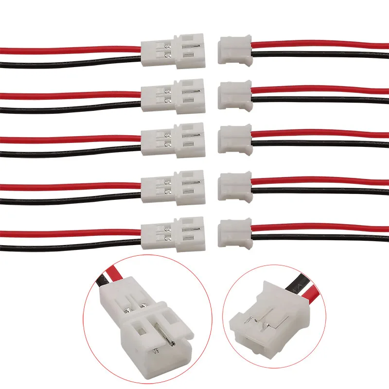 Kit Connettori PH 2.0mm - Compatibile JST-PH, 90 Fili Pre-crimpati, Per Arduino, Droni E Circuiti