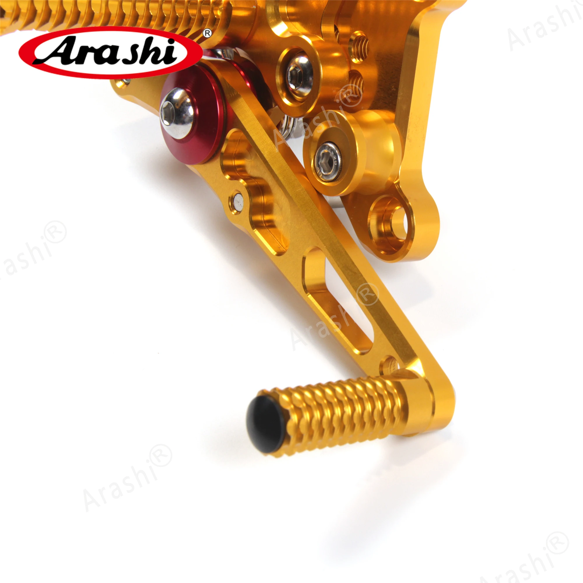 Arashi CNC регулируемая подножка Rearset для KAWASAKI NINJA 300 EX300B ABS EX300A/EX300 ABS/EX300A/SE подножки