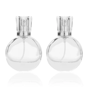 

25ML Glass Perfume Bottle Portable Mini Travel Makeup Cosmetic Moisturizing Refillable Bottles Nozzle Spray Head Empty Bottle