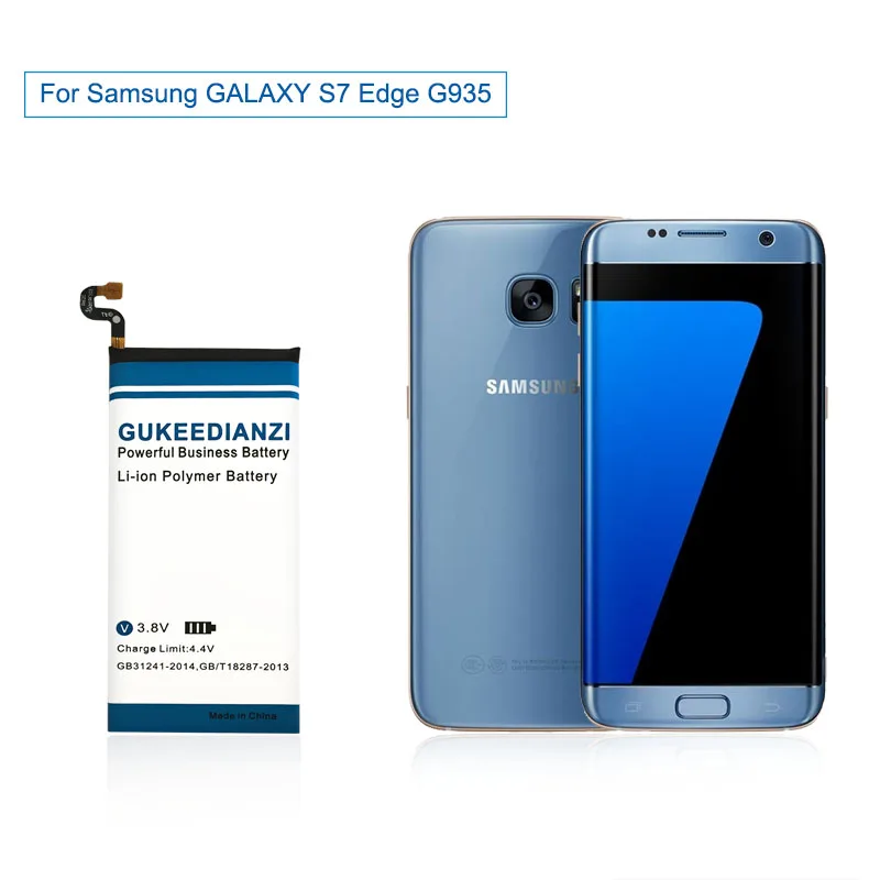 GUKEEDIANZI для samsung S7 Edge мобильный аккумулятор для samsung GALAXY S7 Edge G9350 G935FD SM-G935F аккумулятор EB-BG935ABE 3600 мАч